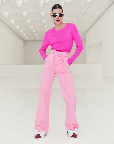Farbtrend Color Blocking: Wenn sich Pink und Orange küssen 