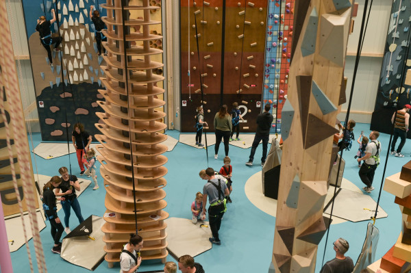 Kletterspaß in luftiger Höhe 